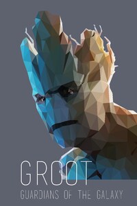 Groot Abstract Art (640x960) Resolution Wallpaper