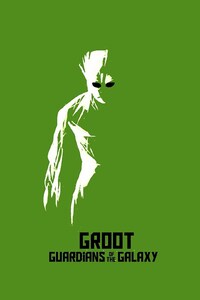 Groot Art (1080x1920) Resolution Wallpaper