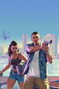 Gta 6 2026 Game (640x960) Resolution Wallpaper