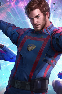 Guardians Of The Galaxy Marvel Future Fight 4k (240x400) Resolution Wallpaper
