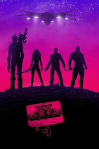 Guardians Of The Galaxy Star Lord (480x854) Resolution Wallpaper