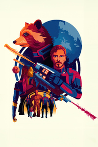 Guardians Of The Galaxy Vol 3 Poster (1242x2668) Resolution Wallpaper