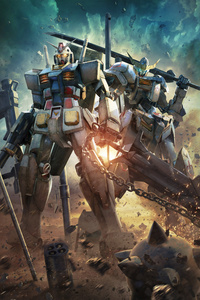 Gundam Versus 2017 (800x1280) Resolution Wallpaper