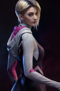 Gwen Stacy 4k New Cosplay (640x960) Resolution Wallpaper