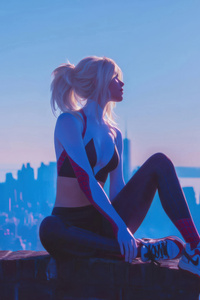Gwen Stacy Insanity Unleashed (640x960) Resolution Wallpaper