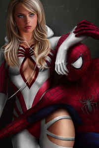 Gwen Stacy Spiderman Art