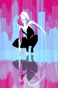 Gwen Stacy Symbolism (640x960) Resolution Wallpaper