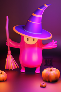 Halloween Fall Guys Game 4k