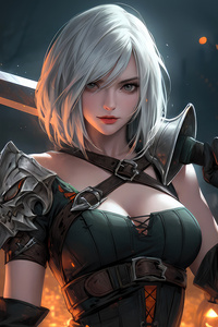 Halloween Vagabond Riven League Of Legends (1280x2120) Resolution Wallpaper