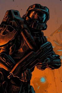 Halo 5 Guardians Master Chief (540x960) Resolution Wallpaper
