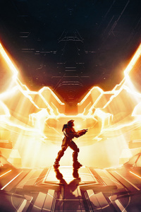 Halo Infinite Art 5k (320x480) Resolution Wallpaper