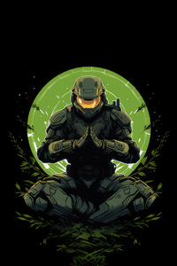 Halo The Master Chief (240x320) Resolution Wallpaper