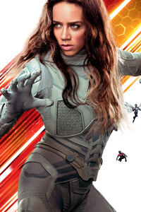 1242x2688 Hannah John Kamen As Ghost In Ant Man And The Wasp Movie 10k