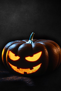 640x1136 Happy Halloween Pumpkin