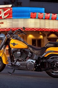 1280x2120 Harley Davidson Fat Boy