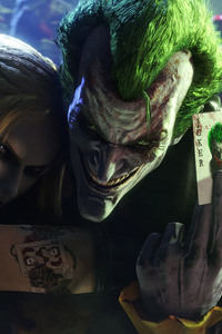 540x960 Harley Quinn And Joker Artwork