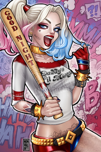 Harley Quinn Fan Art 4k (240x320) Resolution Wallpaper