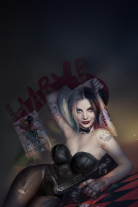 Harley Quinn Iconic Look (640x1136) Resolution Wallpaper