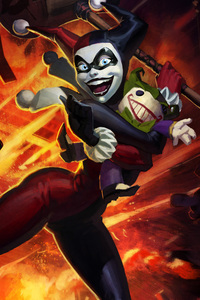 Harley Quinn Joker Artwork 4k