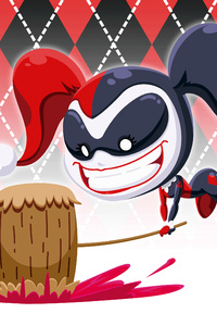 Harley Quinn Killing Bats