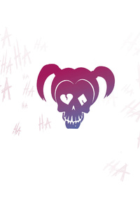 Harley Quinn Logo Minimalism