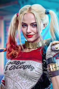 Harley Quinn Princess Of Crime (640x1136) Resolution Wallpaper