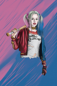 Harley Quinn The Queen Of Chaos (1280x2120) Resolution Wallpaper