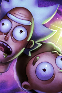 Heads Will Roll Rickn N Morty (640x960) Resolution Wallpaper