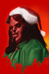 Hell Of A Christmas (1080x2160) Resolution Wallpaper