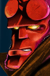 Hellboy Art 8k