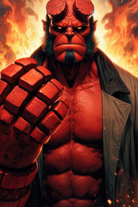 Hellboy Evolution (1125x2436) Resolution Wallpaper