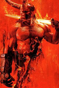 Hellboy Movie 2019 Poster (640x960) Resolution Wallpaper