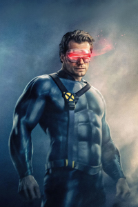 Henry Cavill As Cyclops Visor Of Justice (540x960) Resolution Wallpaper