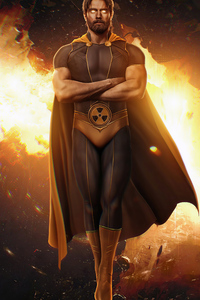 Henry Cavill As Hyperion Titan (1125x2436) Resolution Wallpaper