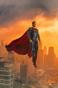 Henry Cavill Iconic Superman (320x568) Resolution Wallpaper
