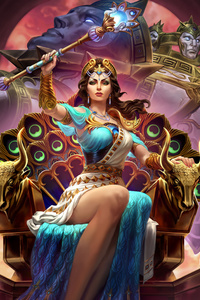 Hera Queen Of The Gods 4k (800x1280) Resolution Wallpaper