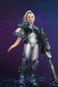 Heroes Of The Storm Nova The Dominion Ghost 4k (1080x2280) Resolution Wallpaper