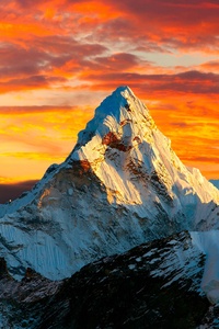 Himalayas Mountains Landscape 4k (320x568) Resolution Wallpaper