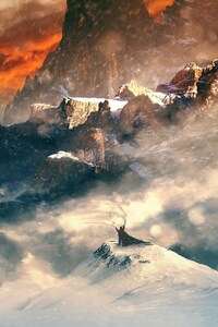 1080x2280 Hobbit Mountains