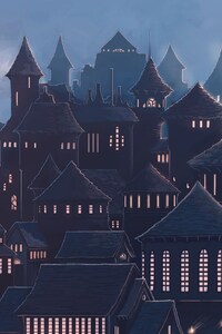 Hogwarts (1440x2960) Resolution Wallpaper