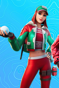 Holly Striker And Karve Outfit Fortnite (800x1280) Resolution Wallpaper