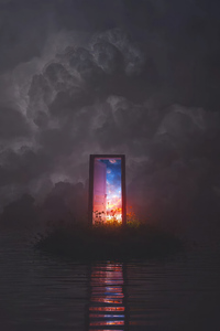 Hope Beyond The Door (640x960) Resolution Wallpaper