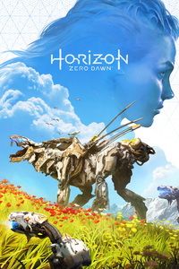 Horizon Zero Dawn Original Artwork (1280x2120) Resolution Wallpaper