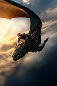 How To Train Your Dragon 2025 Movie (1440x2560) Resolution Wallpaper