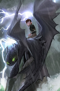 How To Train Your Dragon Into Hidden World Sketch Art (640x1136) Resolution Wallpaper