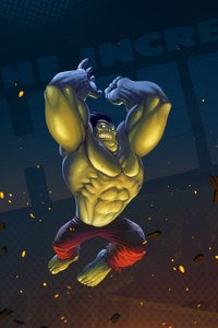 Hulk Artwork 5k (1440x2560) Resolution Wallpaper