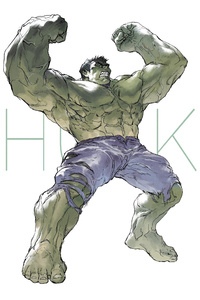 Hulk Artwork For Avengers Infinity War (1125x2436) Resolution Wallpaper