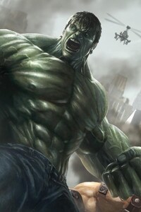 Hulk Comics (1125x2436) Resolution Wallpaper