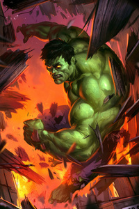 Hulk Defender (1125x2436) Resolution Wallpaper