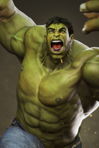 Hulk Digital Art 4k (1080x1920) Resolution Wallpaper